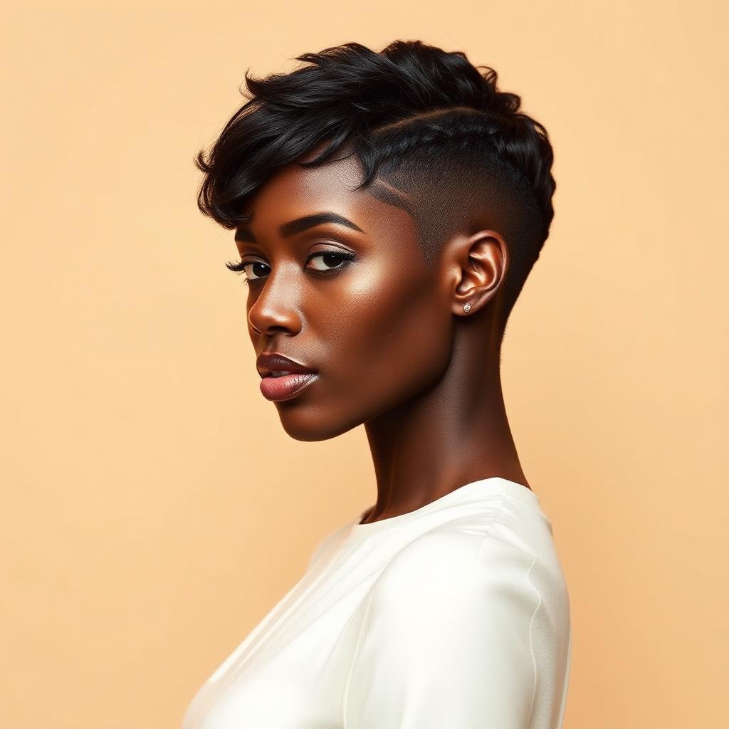 Pixie Cut Evolution — Partial Pixie Sew-In