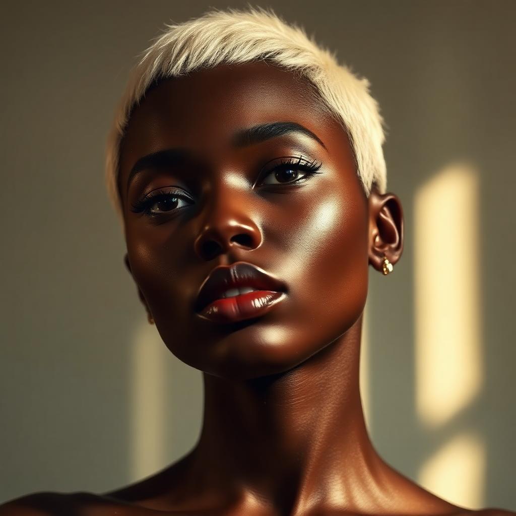 Pixie Cut Evolution — Platinum Pixie